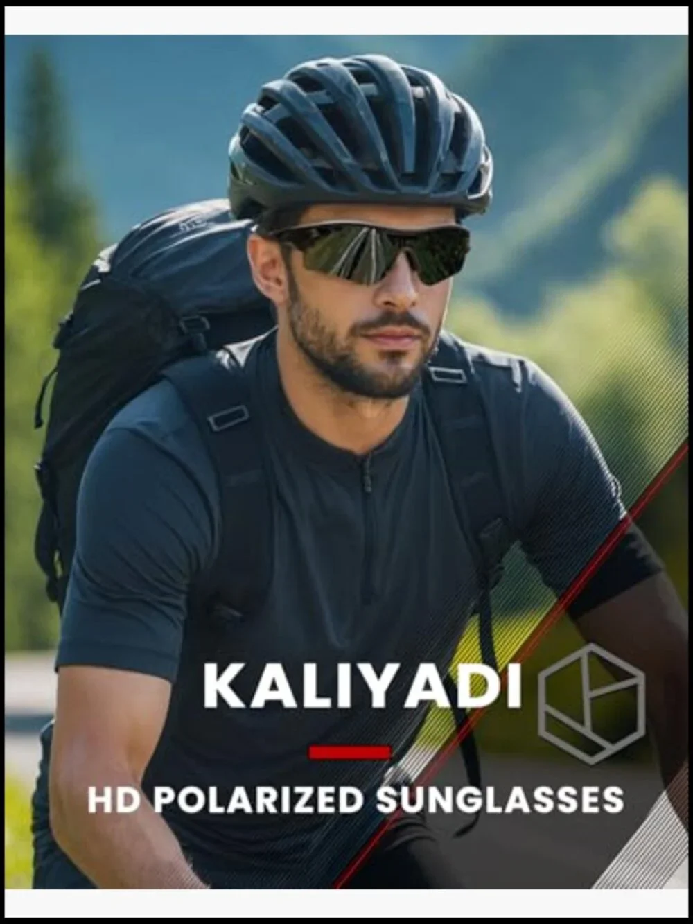Polarized Sports Sunglasses with UV400 Protection for Running Golf Fishing